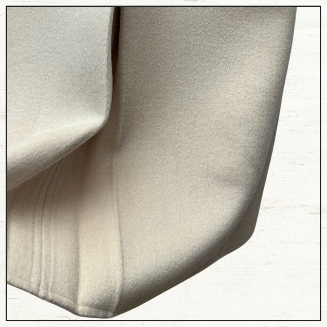 V LOGO WOOL & CASHMERE MINI DRESS