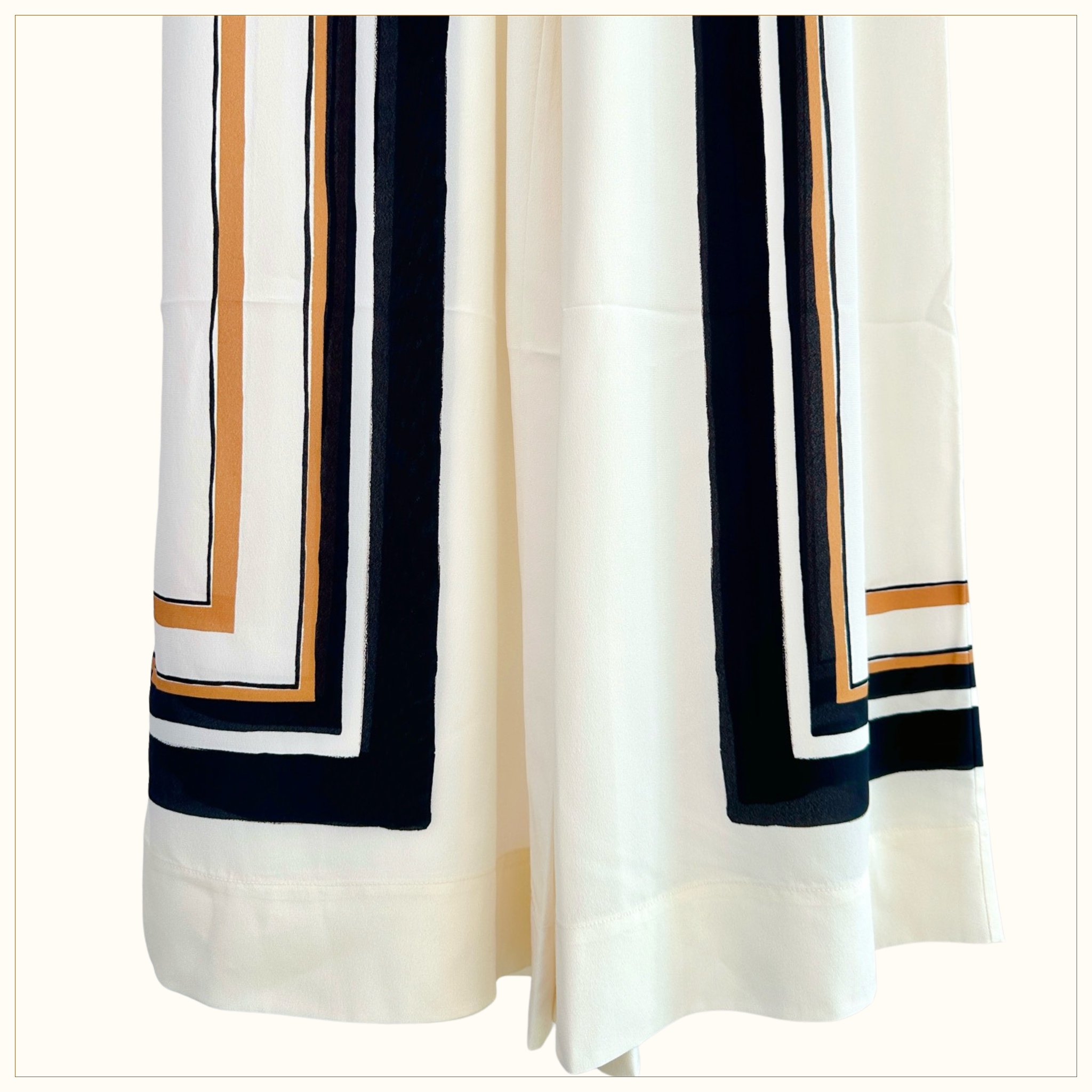 STRIPED SHIRT & DRAW WAIST PANTS