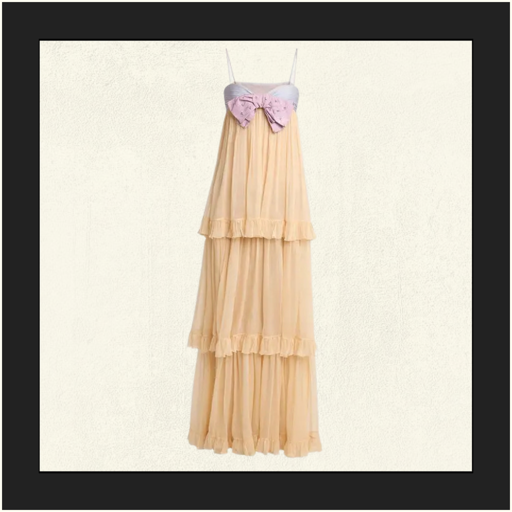 CRYSTAL EMBELLISHED BABYDOLL GOWN