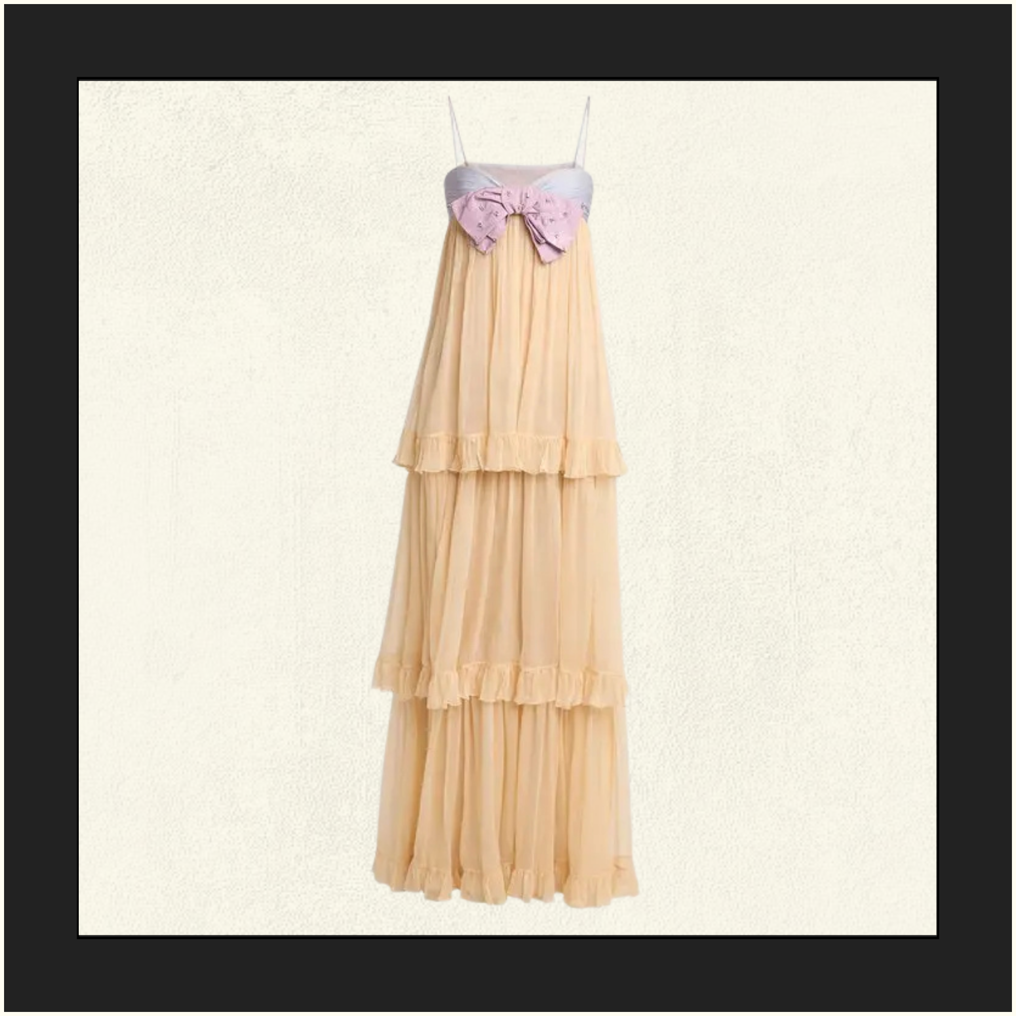 CRYSTAL EMBELLISHED BABYDOLL GOWN