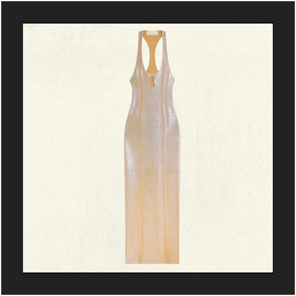 KNITTED KEYHOLE DRESS