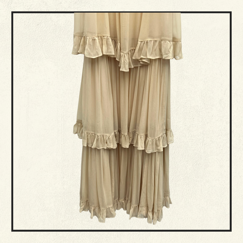CRYSTAL EMBELLISHED BABYDOLL GOWN