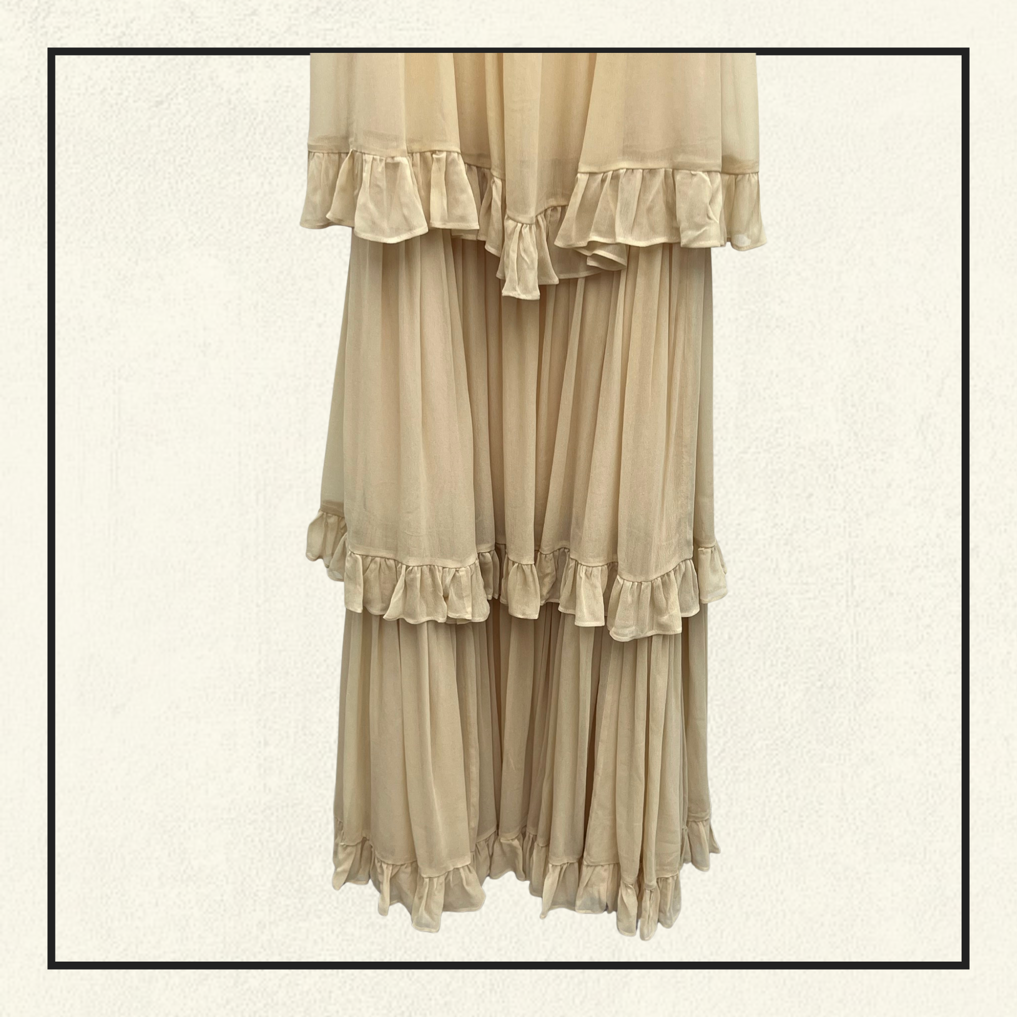 CRYSTAL EMBELLISHED BABYDOLL GOWN