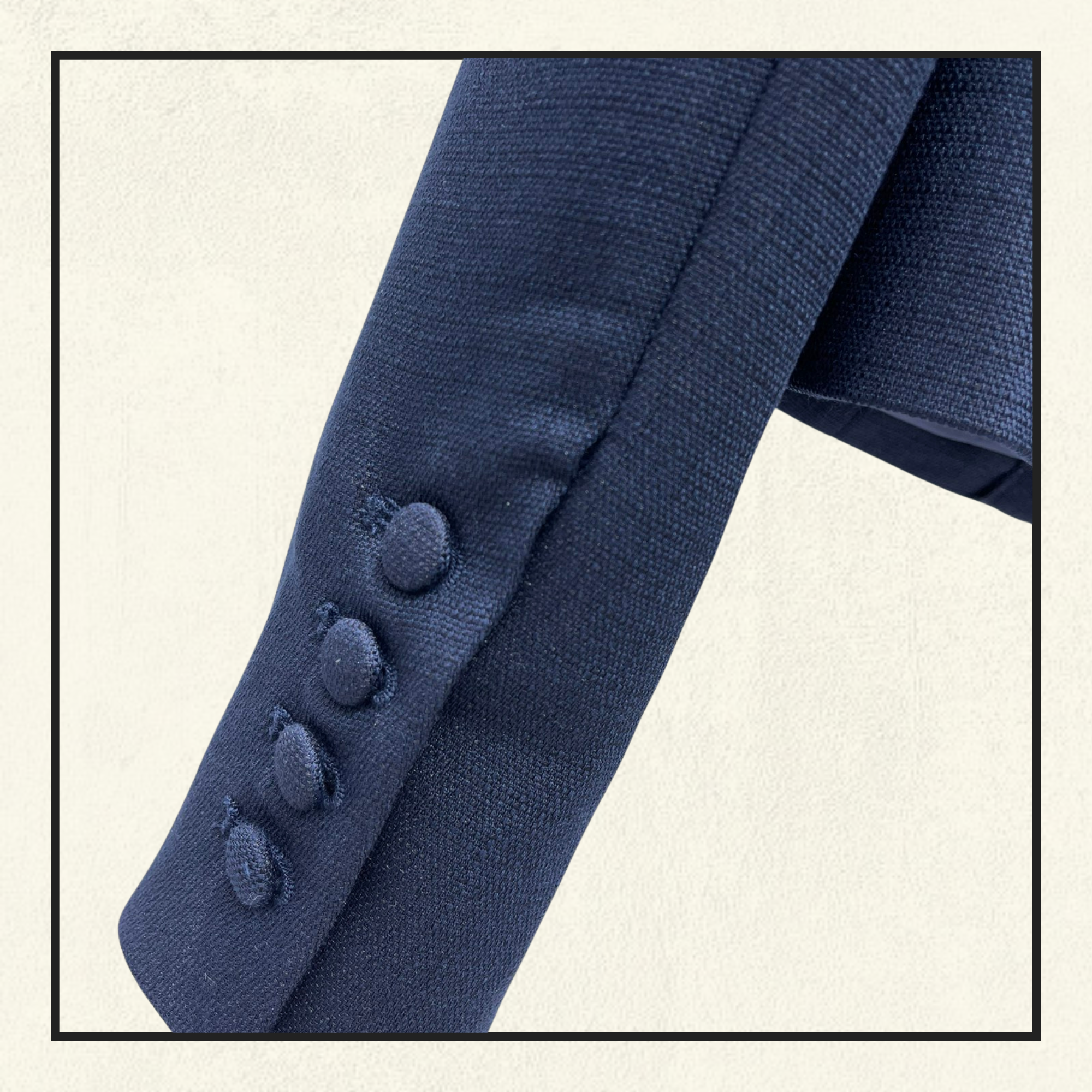 BOW DETAIL WOVEN BLAZER