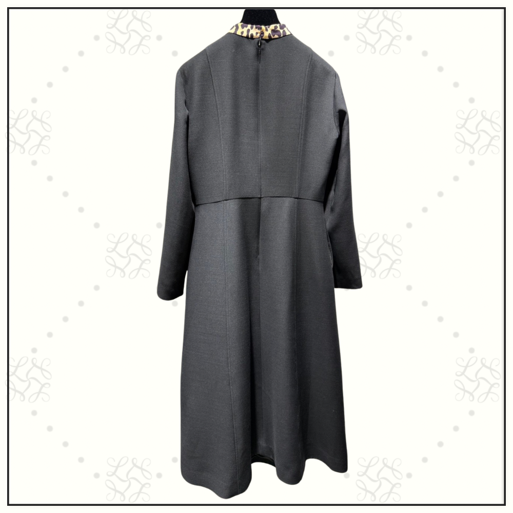 CREPE COUTURE BOW DETAIL MIDI DRESS