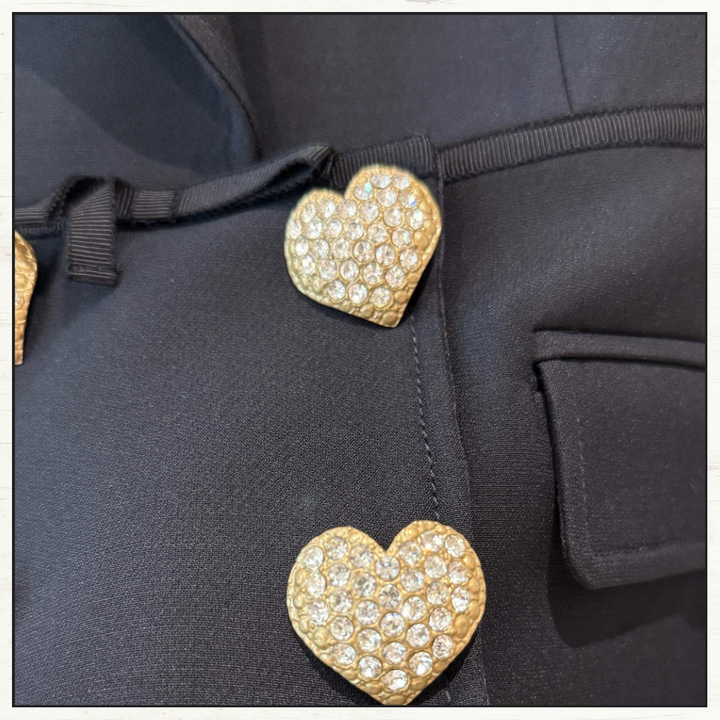 DOUBLE BREASTED CROPPED BLAZER