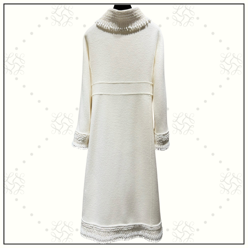 EMBELLISHED COLLAR COAT