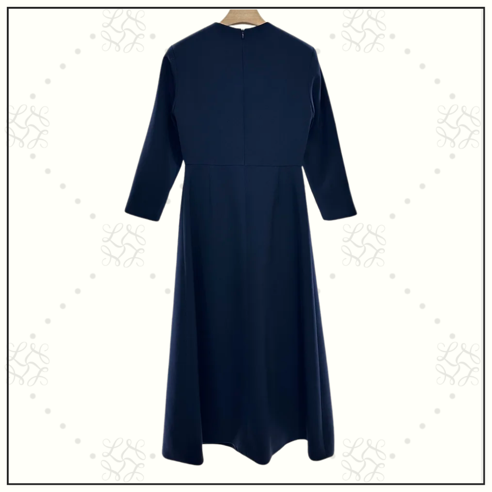 CREPE COUTURE MIDI DRESS