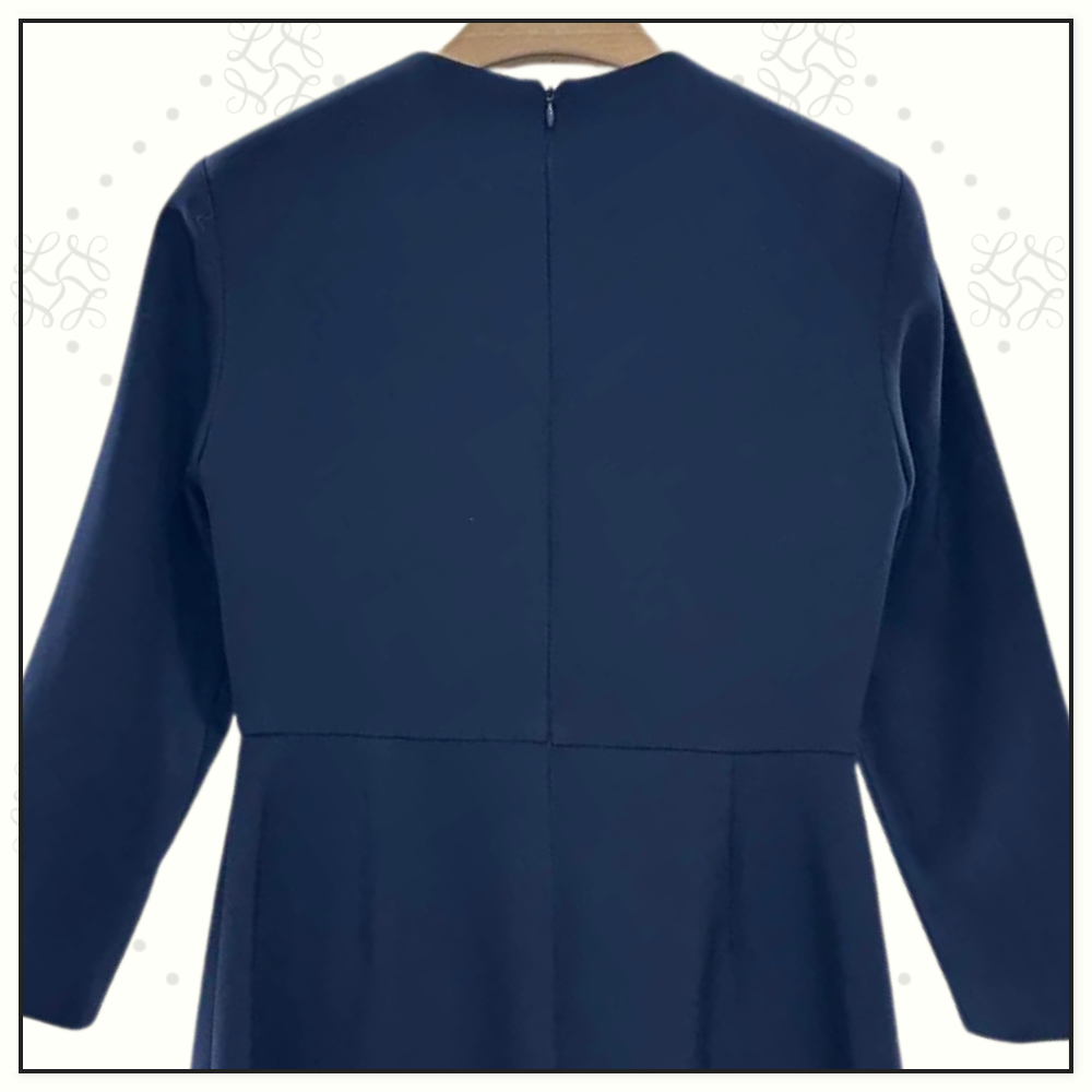 CREPE COUTURE MIDI DRESS