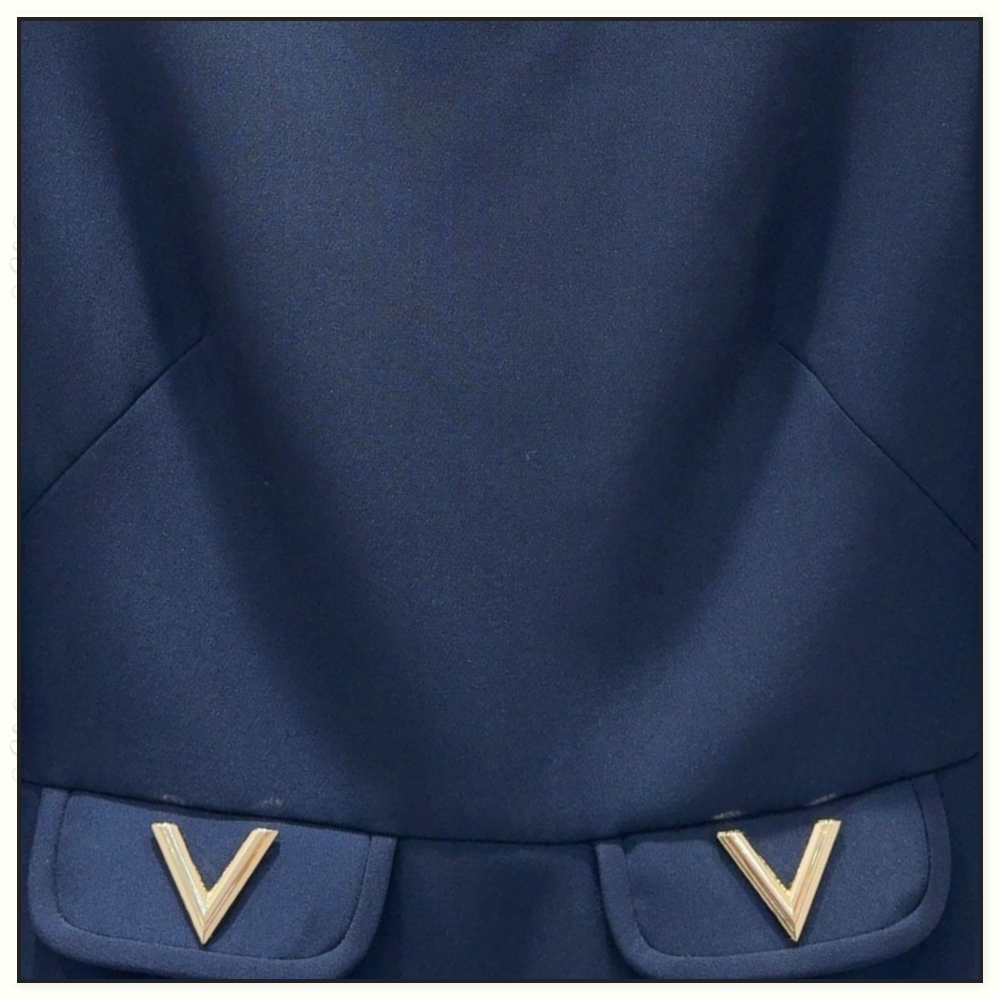 CREPE COUTURE MIDI DRESS