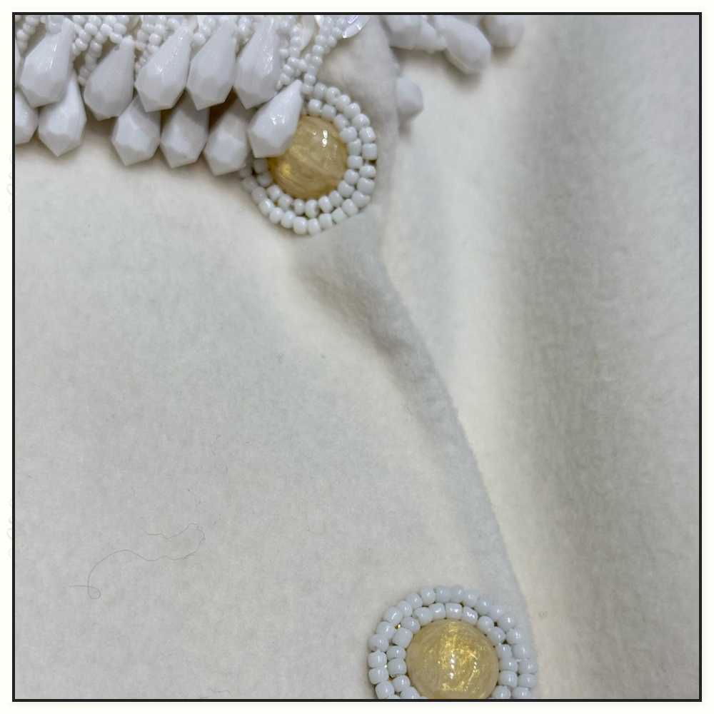 EMBELLISHED COLLAR COAT