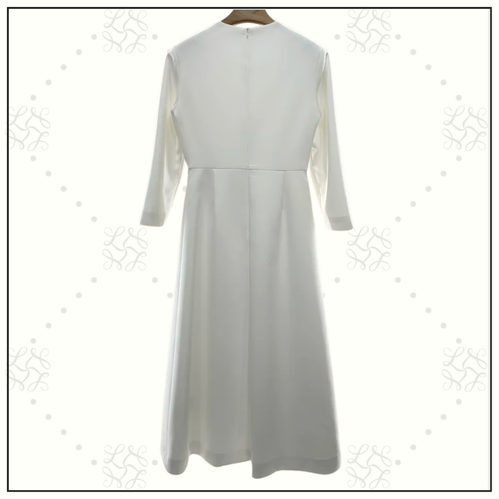 CREPE COUTURE MIDI DRESS