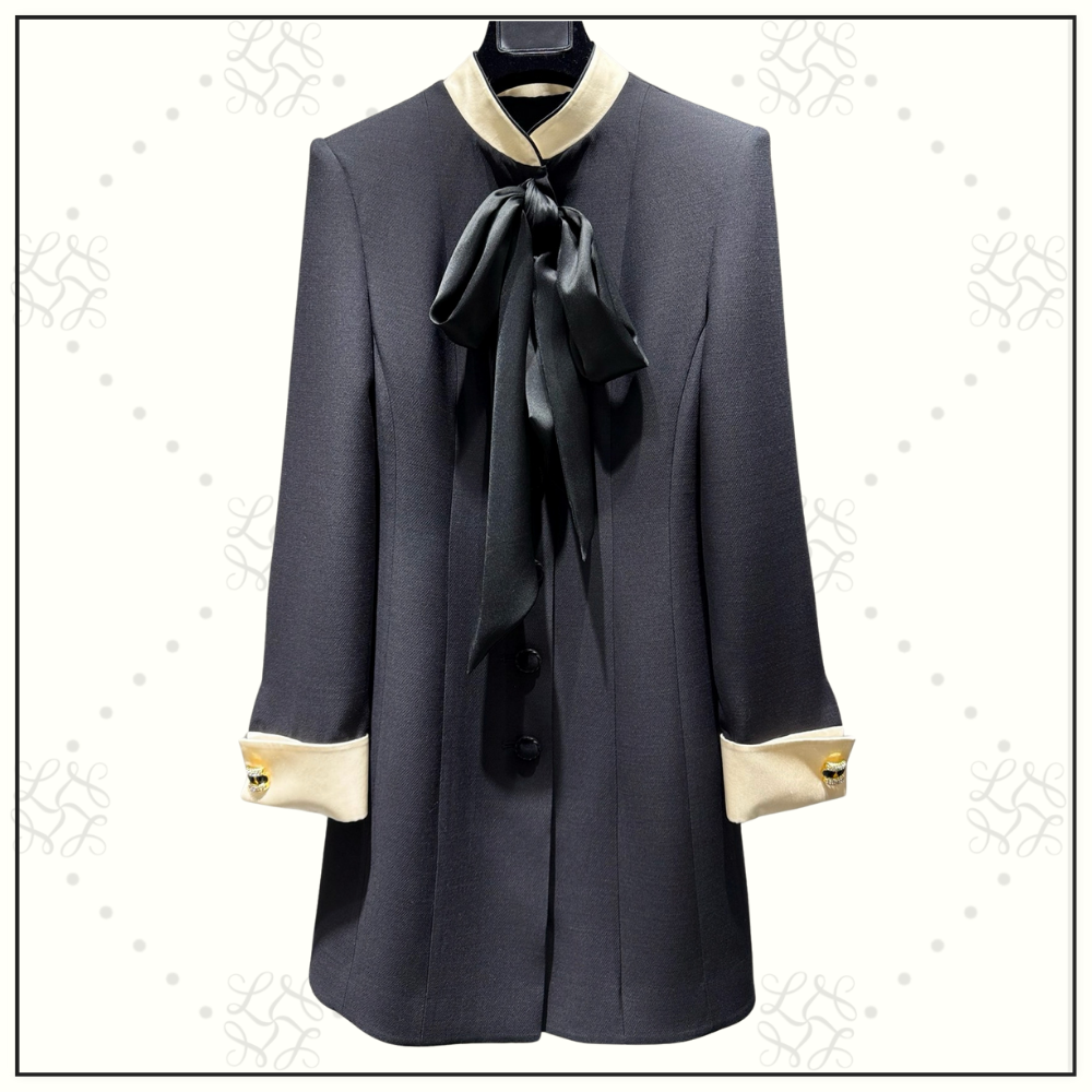 CREPE COUTURE SHORT DRESS