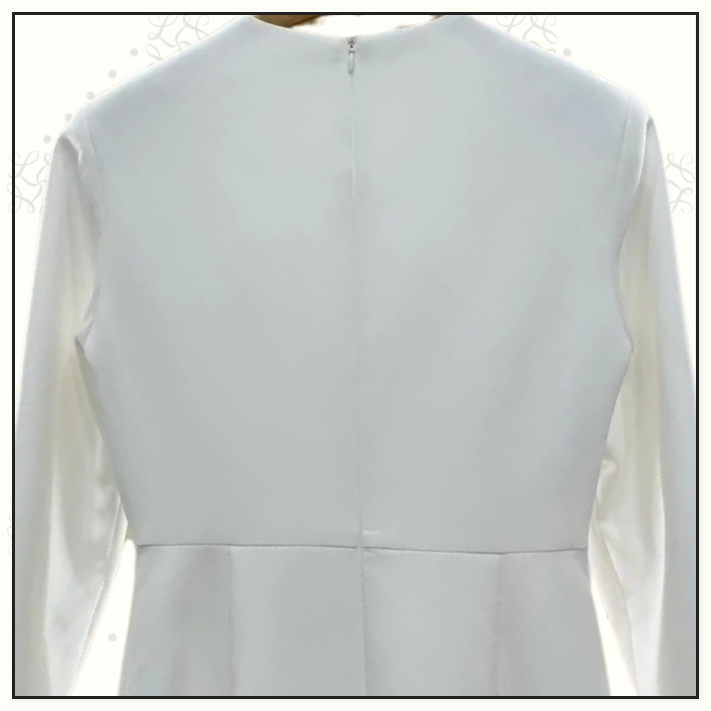 CREPE COUTURE MIDI DRESS