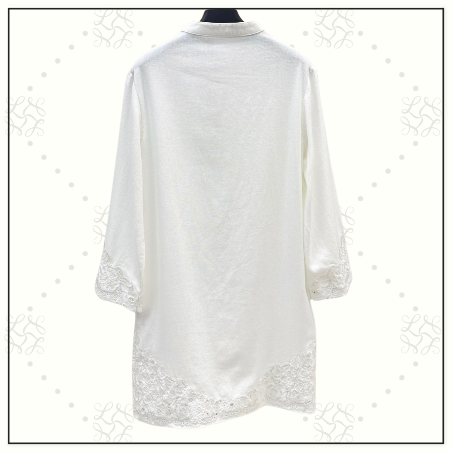 LACE EMBROIDERY COTTON DRESS