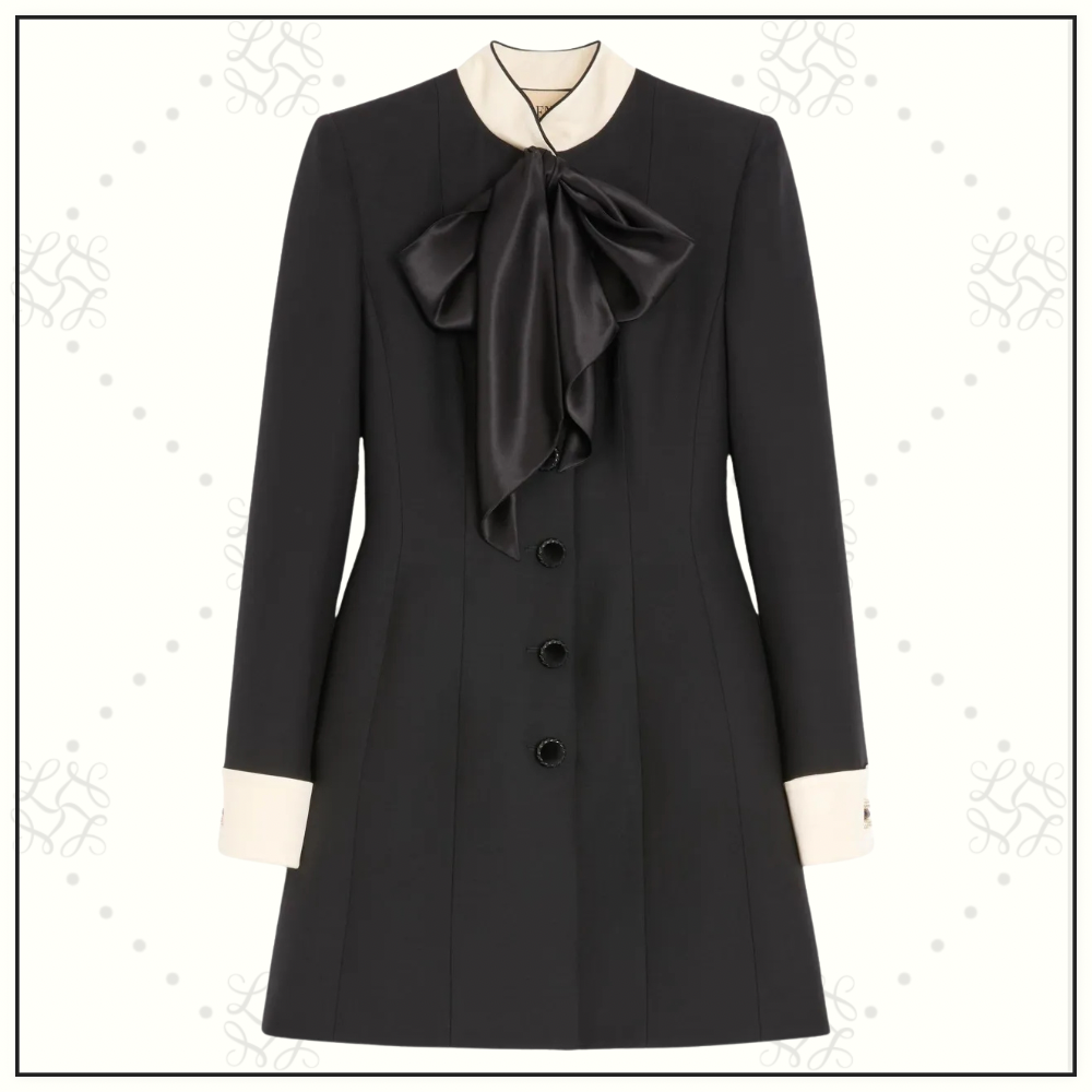 CREPE COUTURE SHORT DRESS