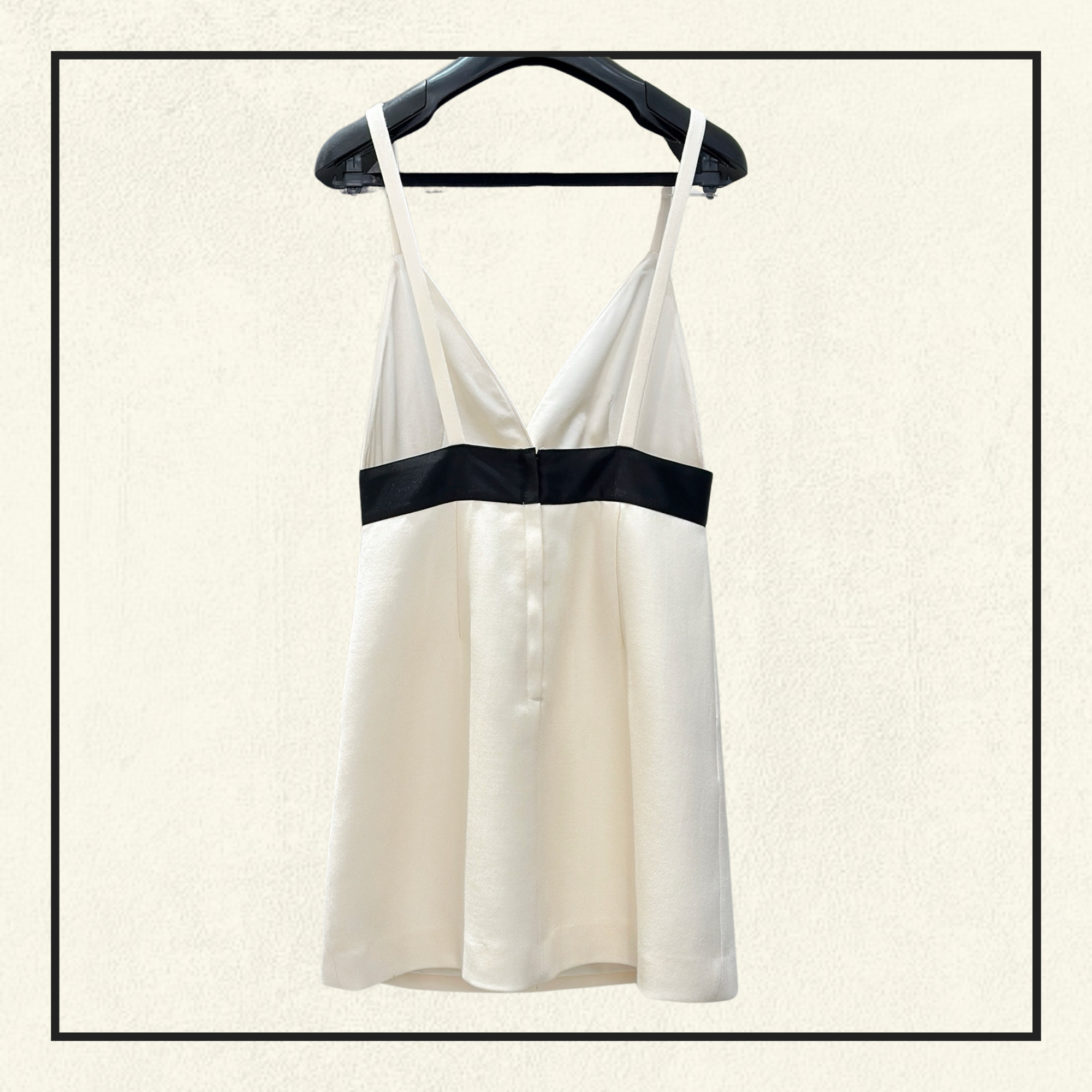 V-NECK MINI DRESS