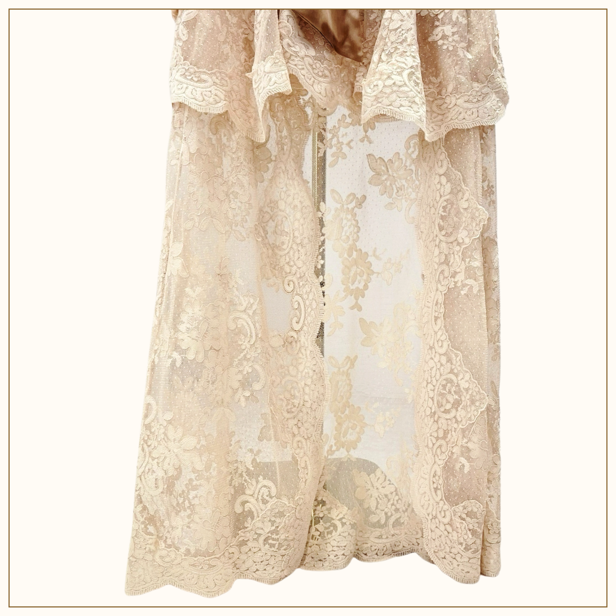 HYPNOTIC SATIN SHIRT & DRAPE SKIRT