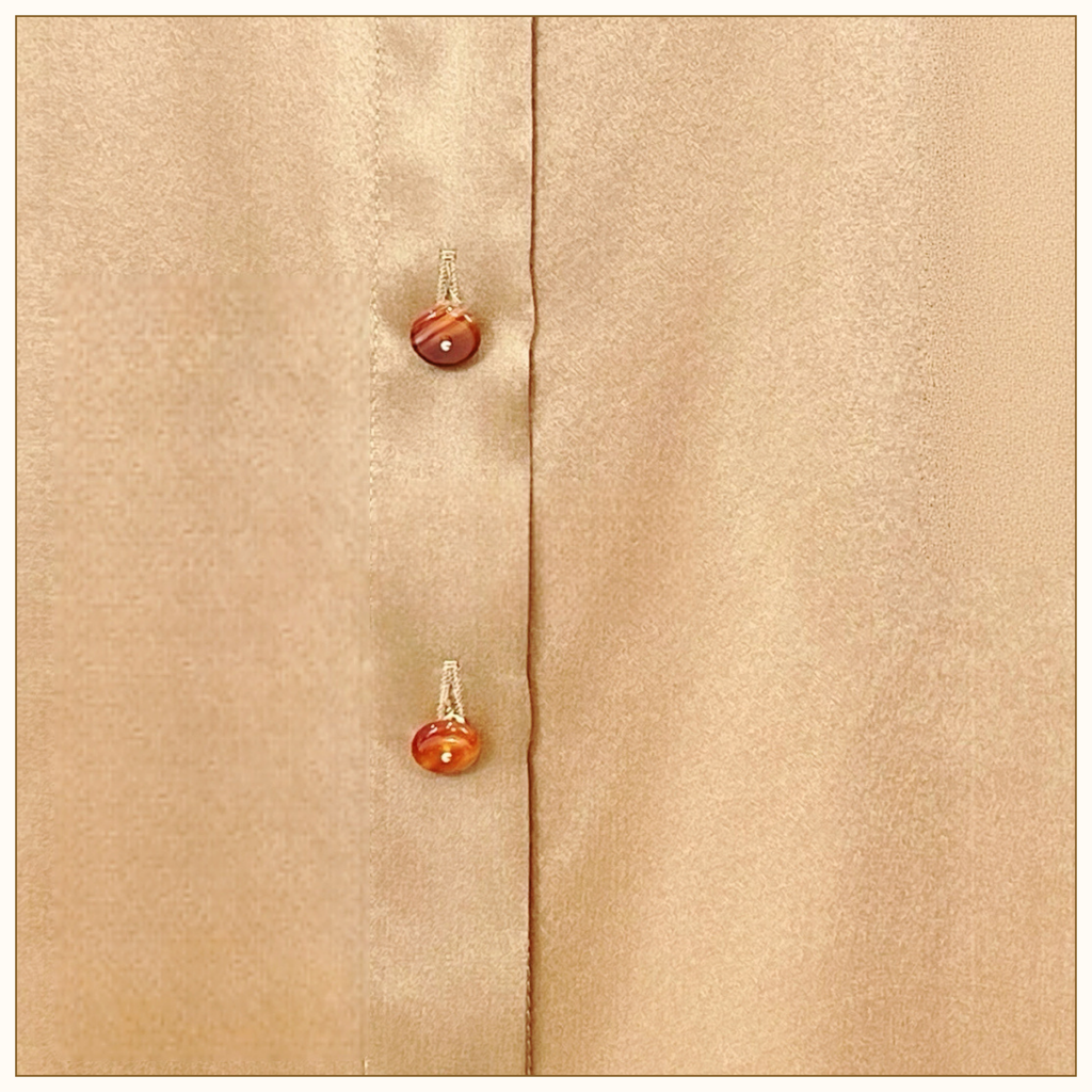 HYPNOTIC SATIN SHIRT & DRAPE SKIRT