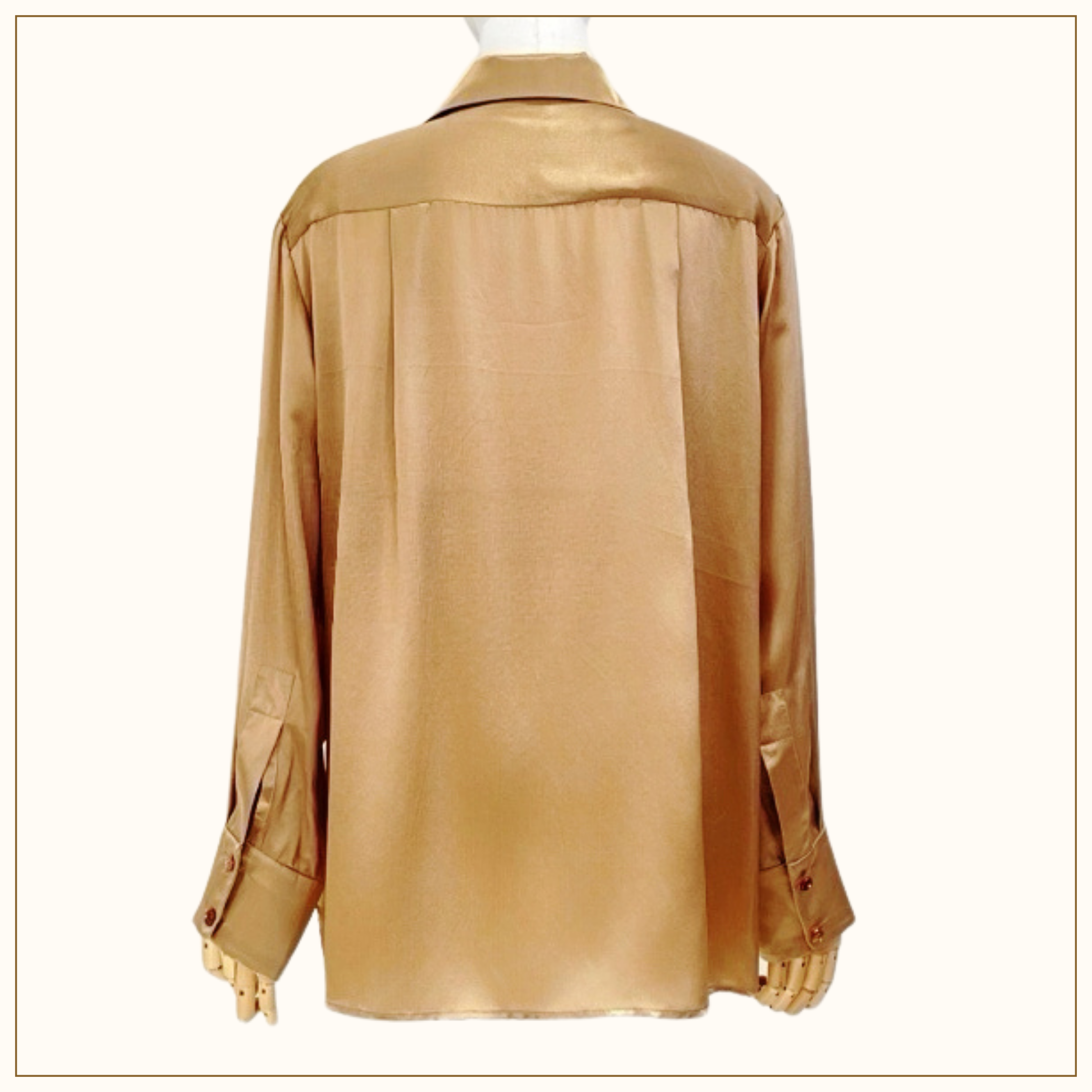 HYPNOTIC SATIN SHIRT & DRAPE SKIRT