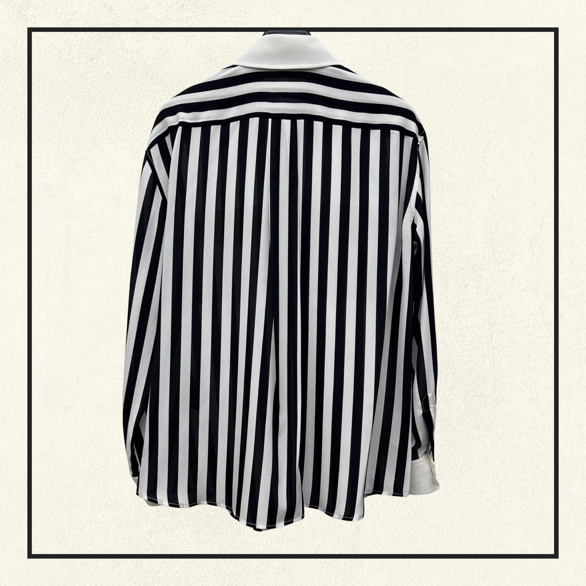 SILK STRIPE SHIRT