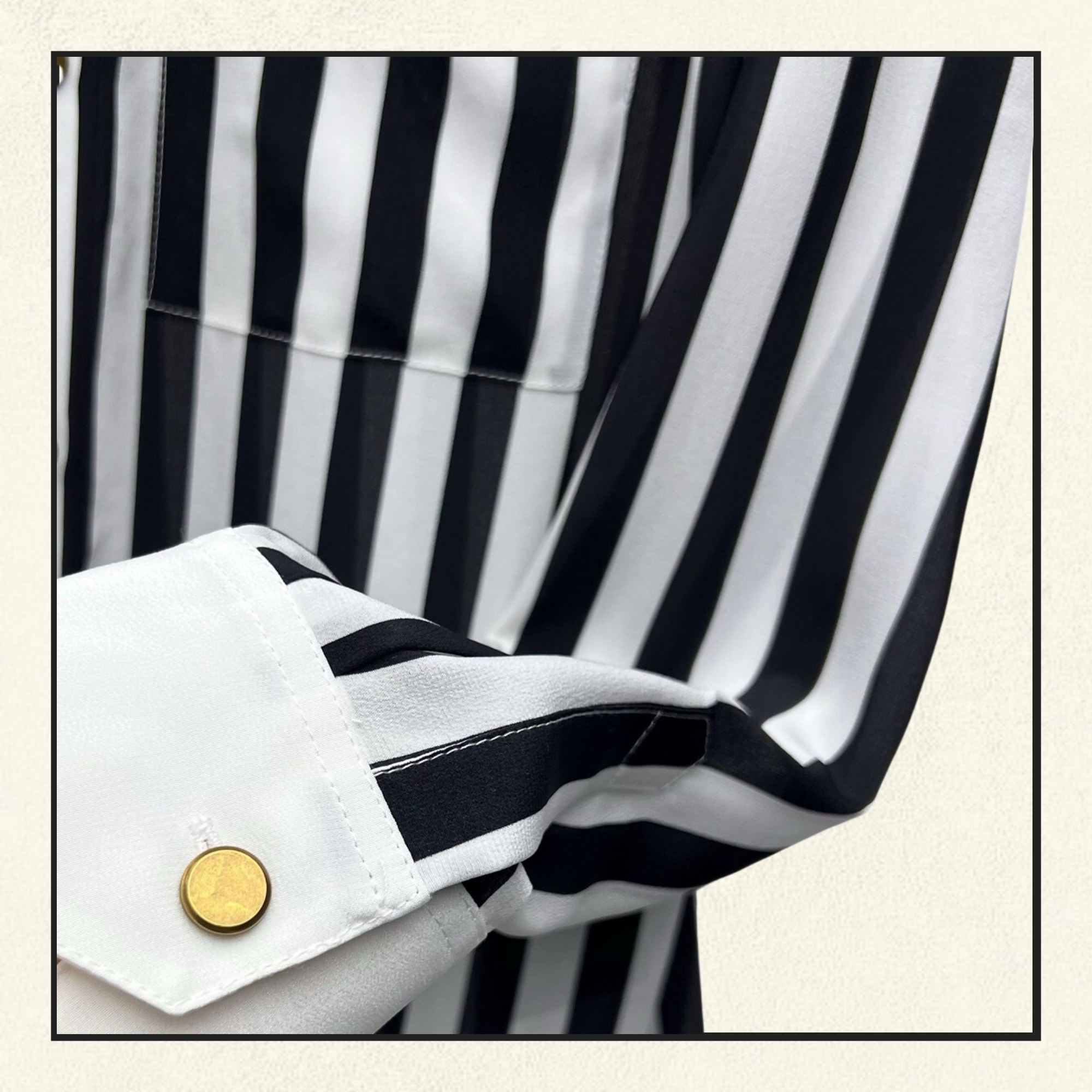 SILK STRIPE SHIRT