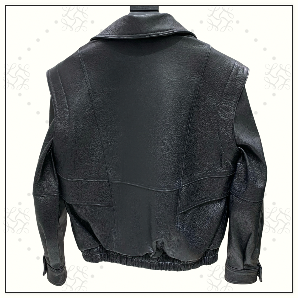 LAMBSKIN BOMBER JACKET