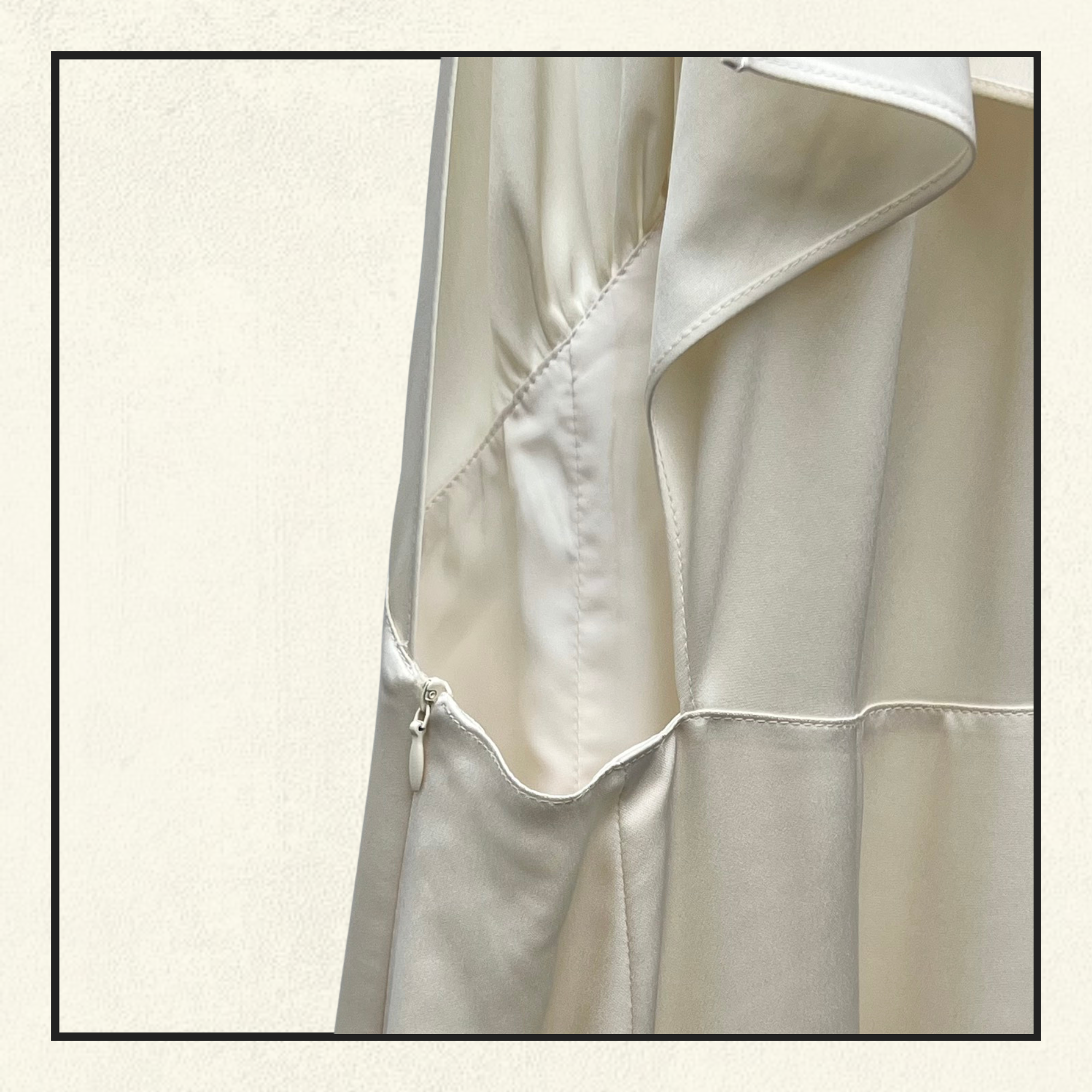 HALTERNECK SILK SATIN GOWN