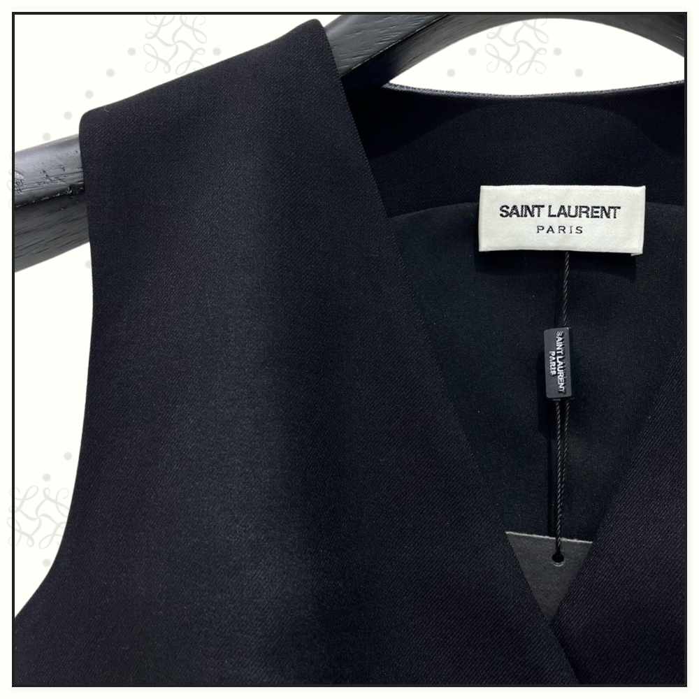 WOOL BLEND TAILORED VEST