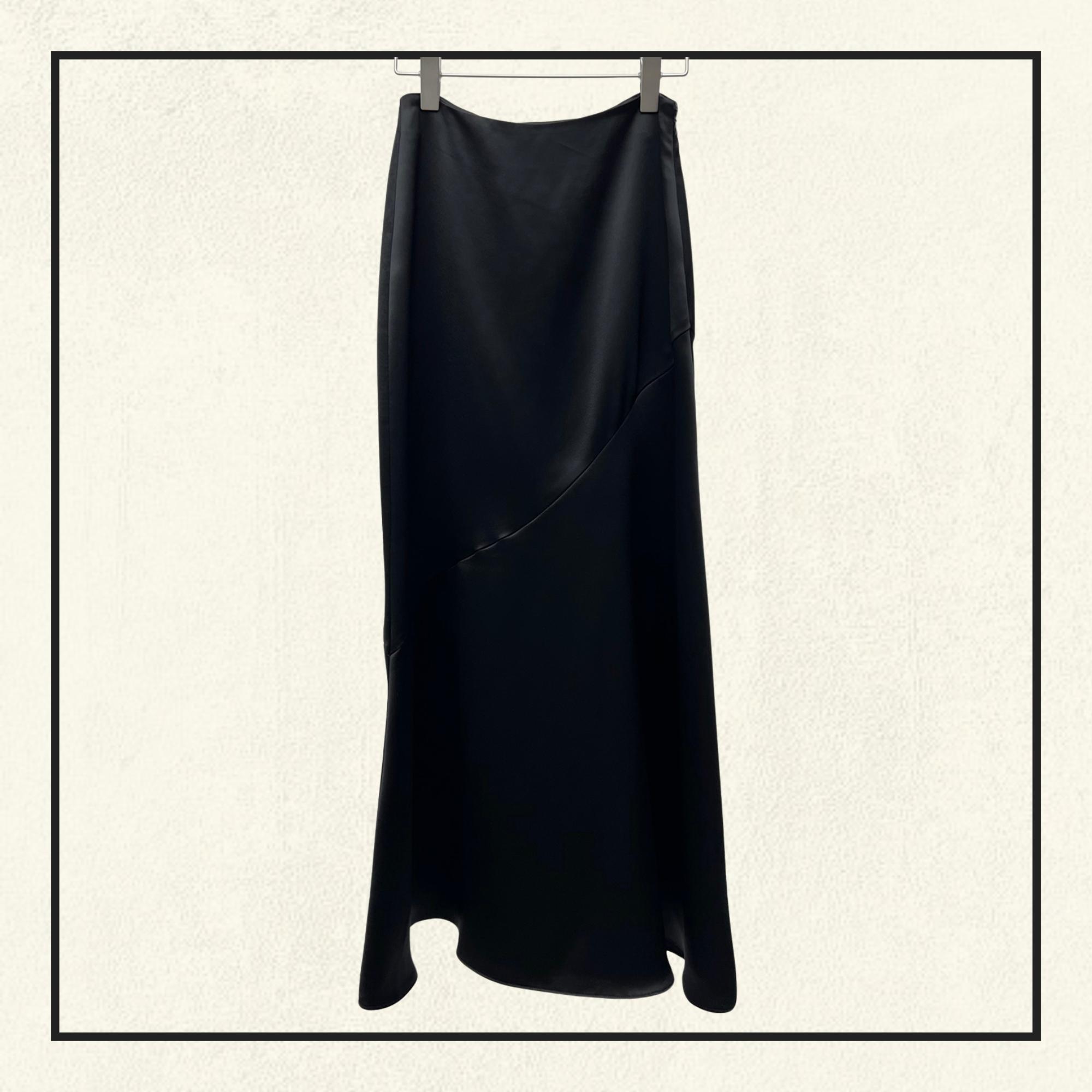 SATIN CROW NECK CROP & PENCIL SKIRT