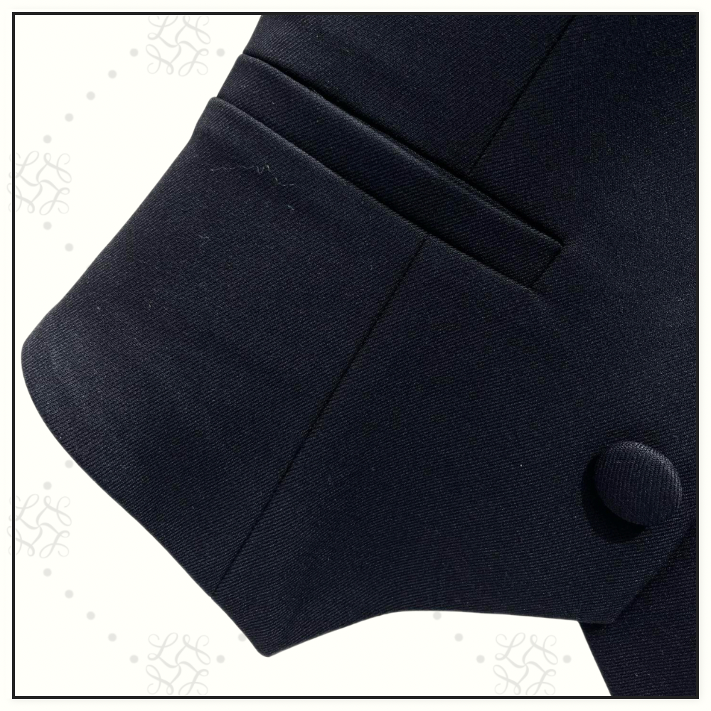 WOOL BLEND TAILORED VEST