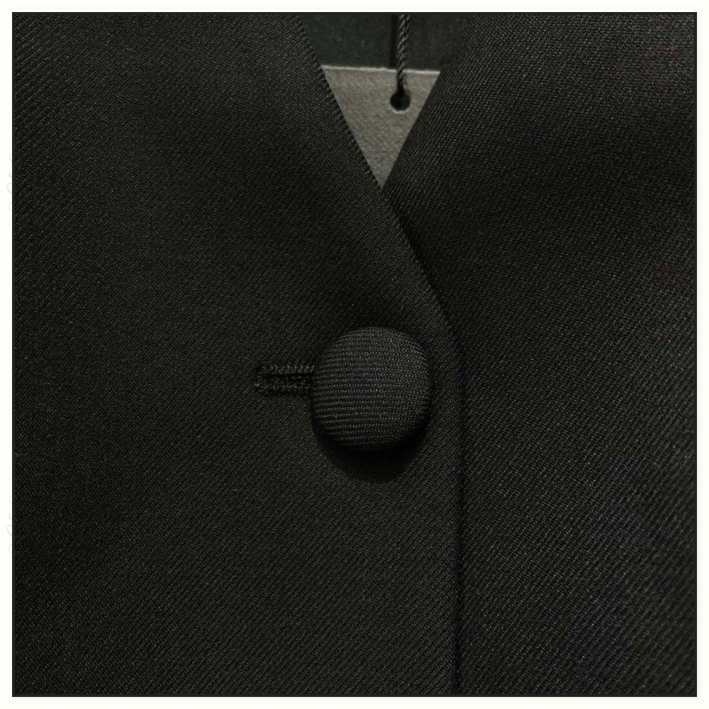 WOOL BLEND TAILORED VEST