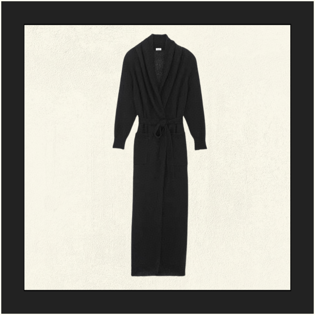 WOOL & MOHAIR LONG CARDIGAN