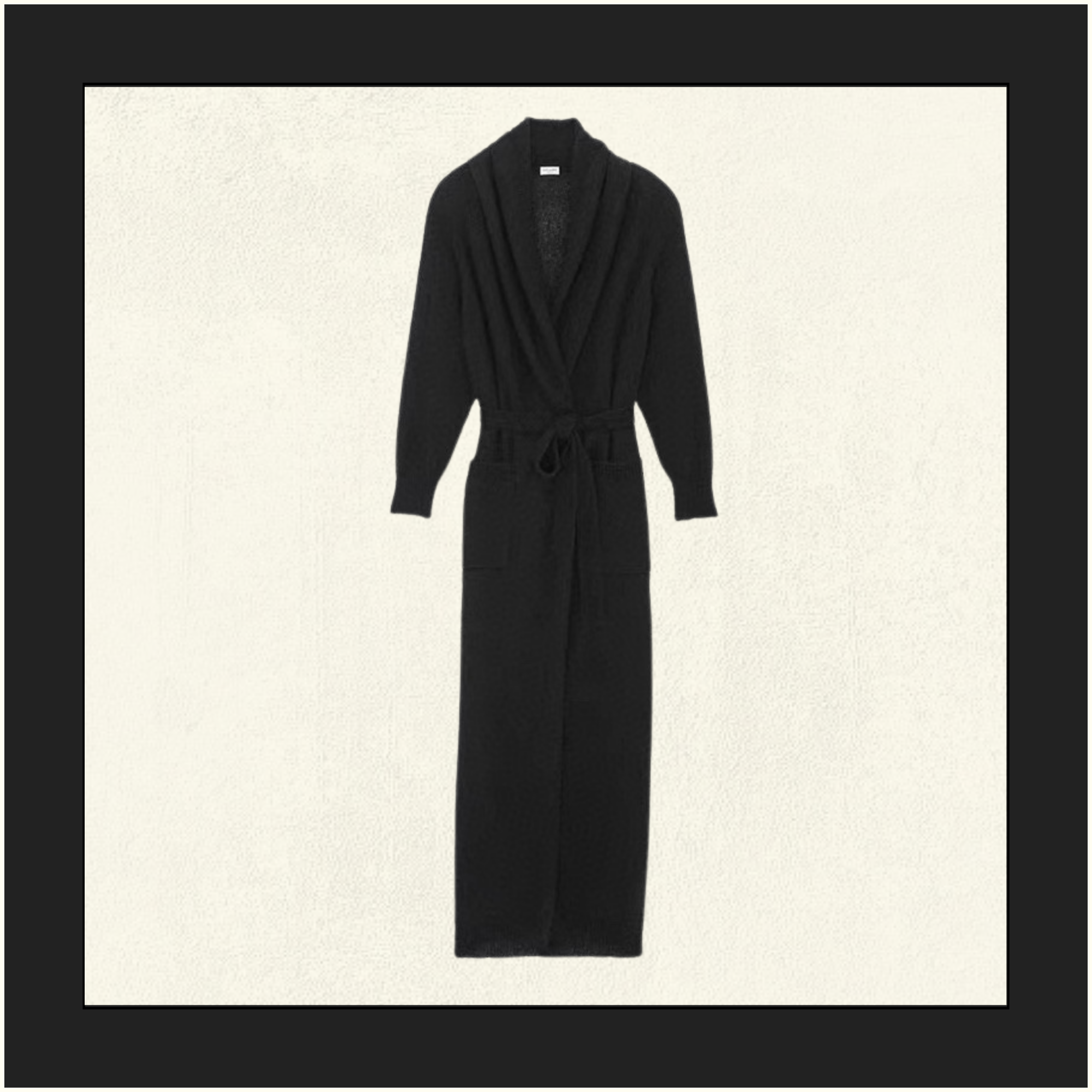 WOOL & MOHAIR LONG CARDIGAN