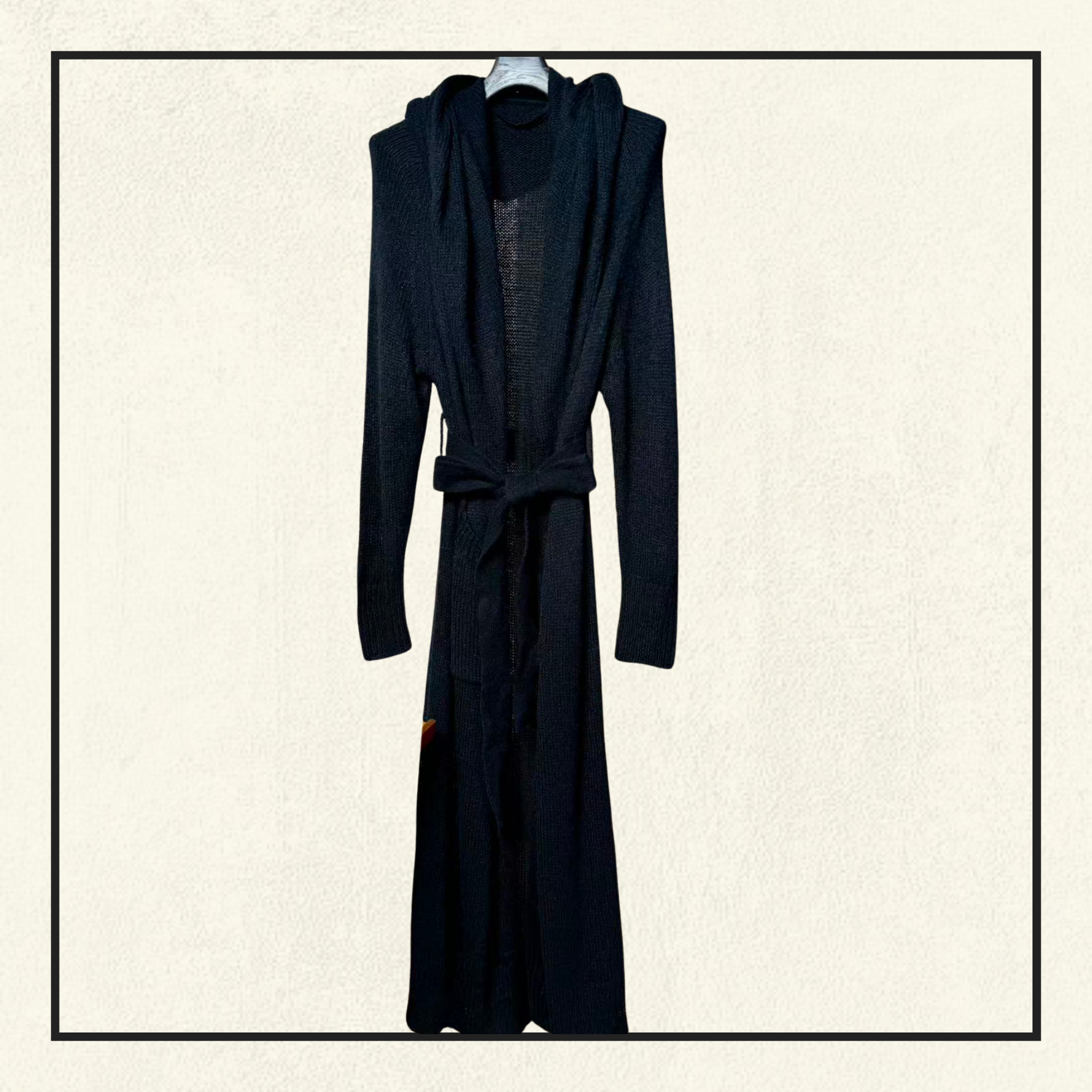 WOOL & MOHAIR LONG CARDIGAN