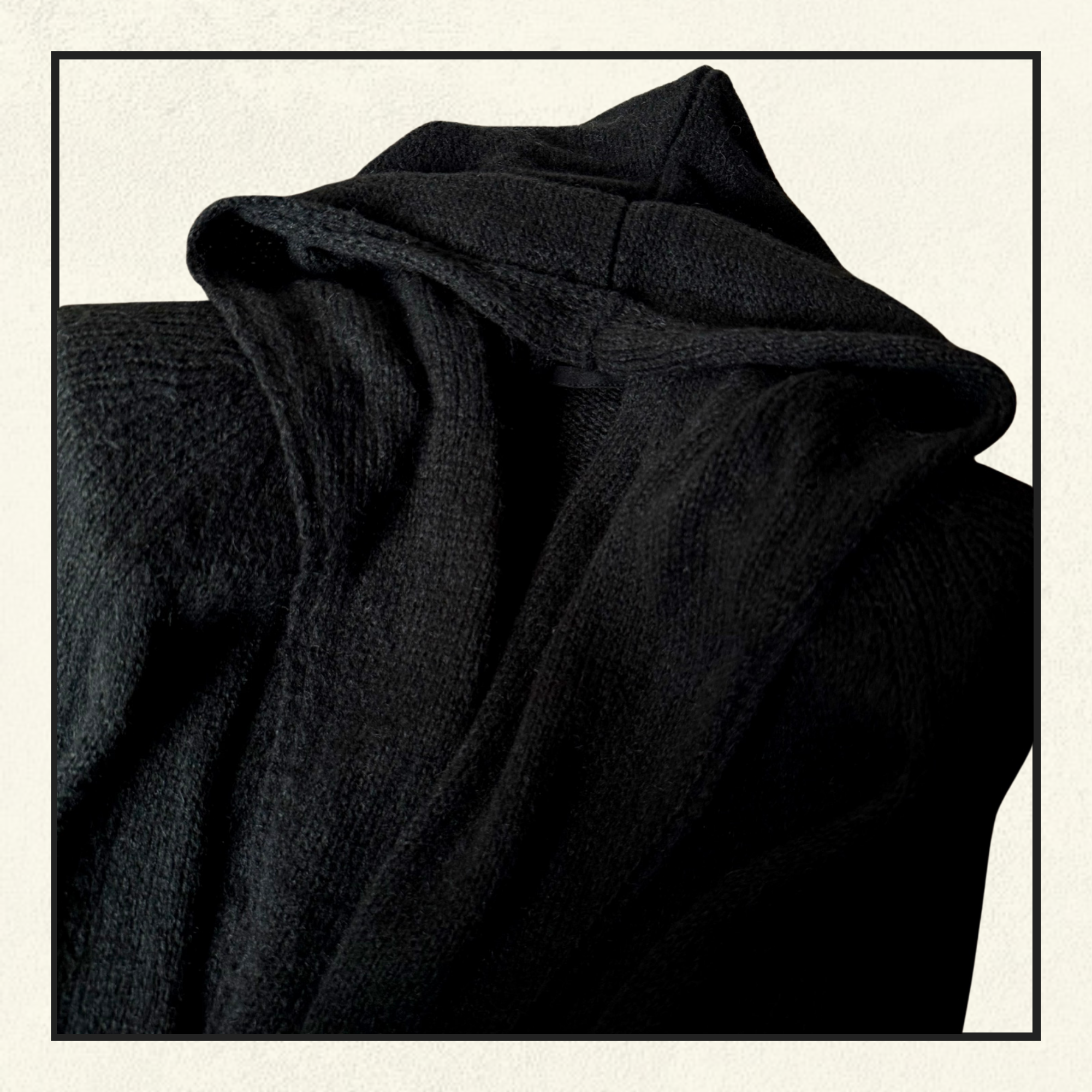 WOOL & MOHAIR LONG CARDIGAN