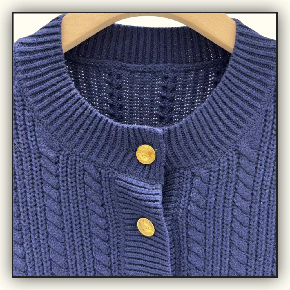 WOOL KNIT CARDIGAN