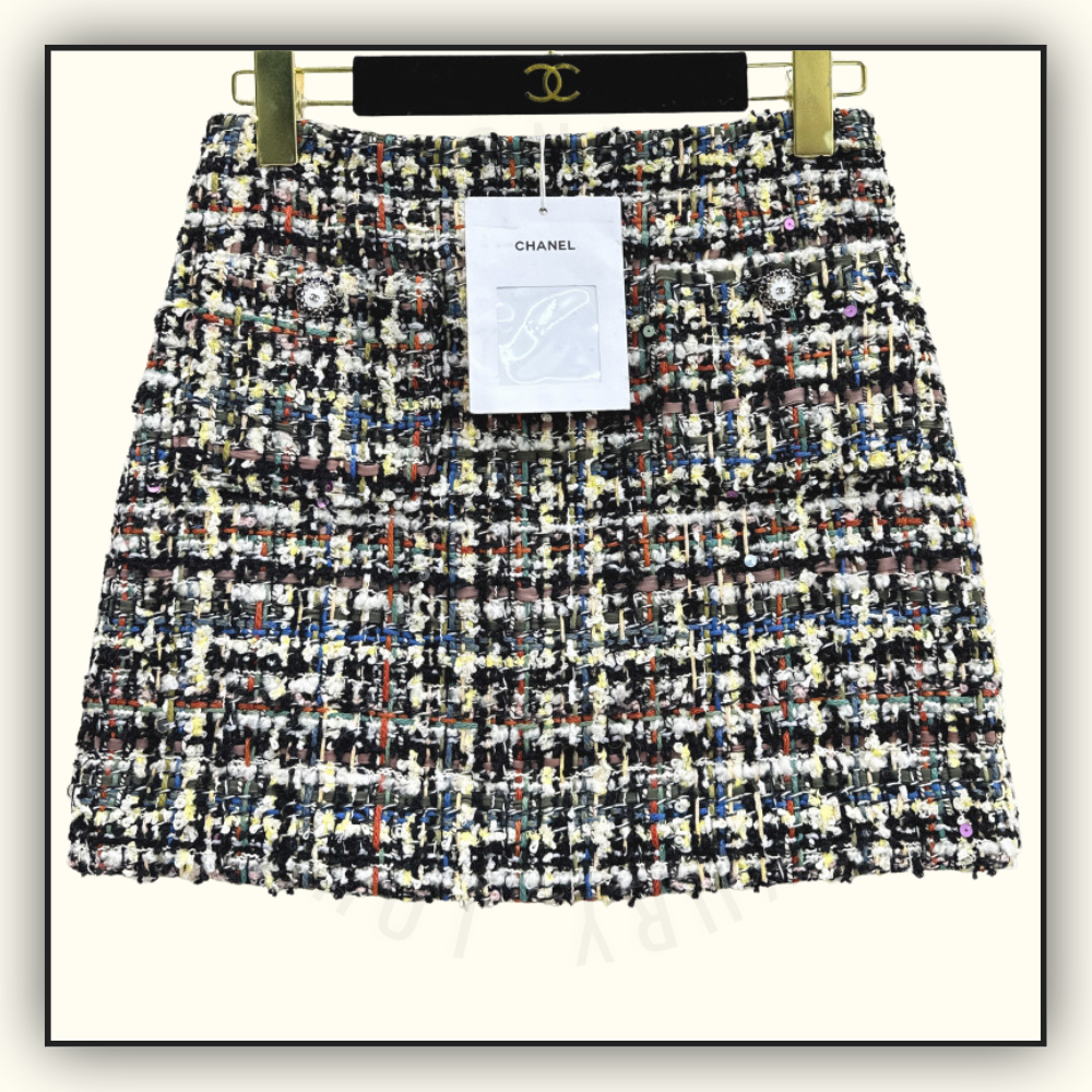 TWEED JACKET & MINI SKIRT