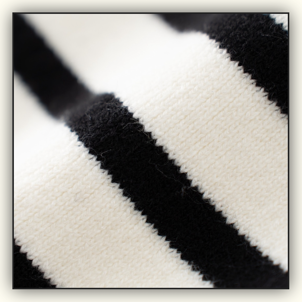 WOOL STRIPE CARDIGAN