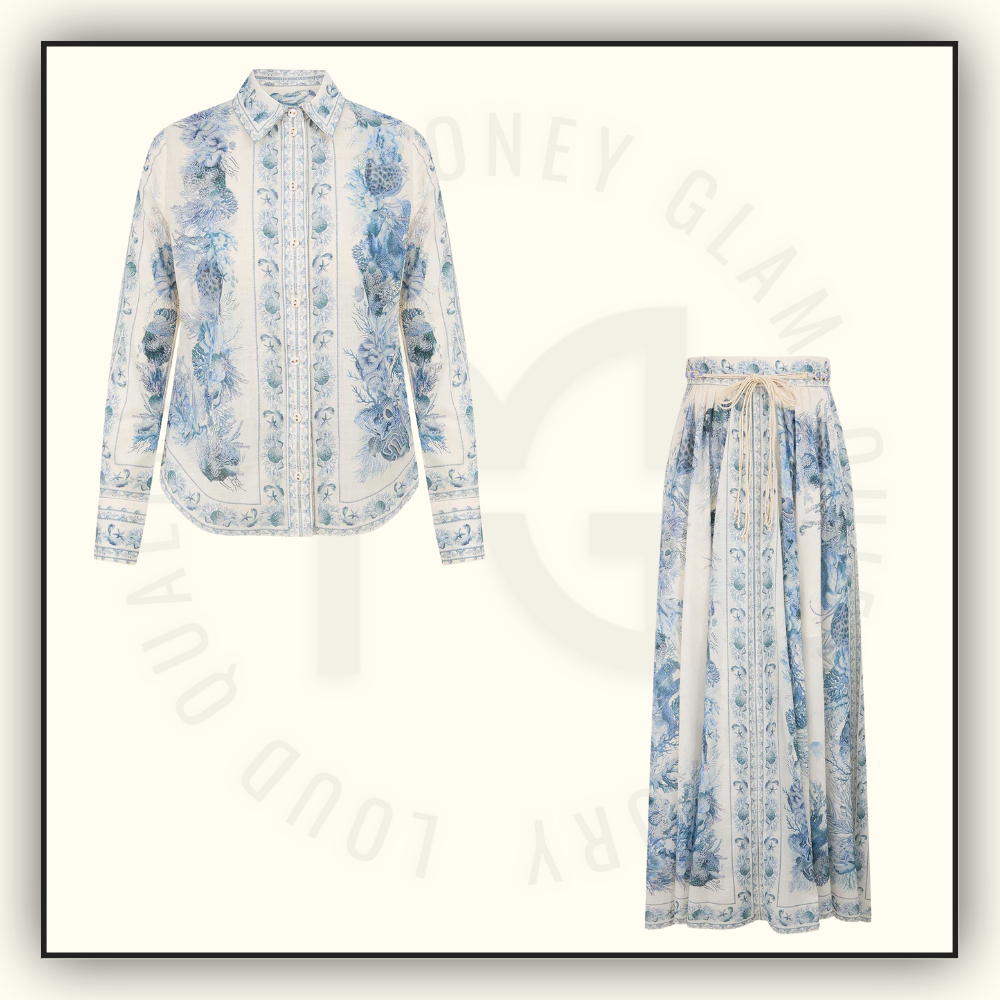 WANDERLUST BODY SHIRT & MAXI SKIRT