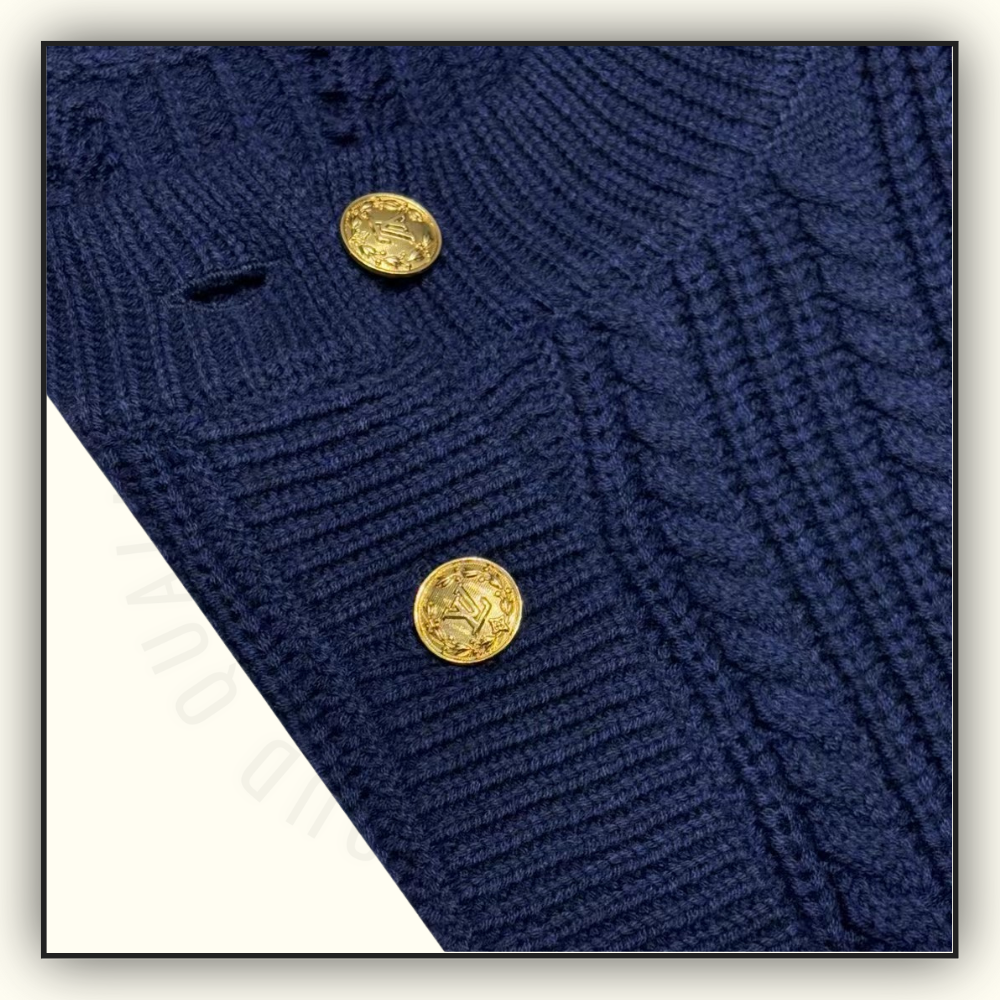 WOOL KNIT CARDIGAN