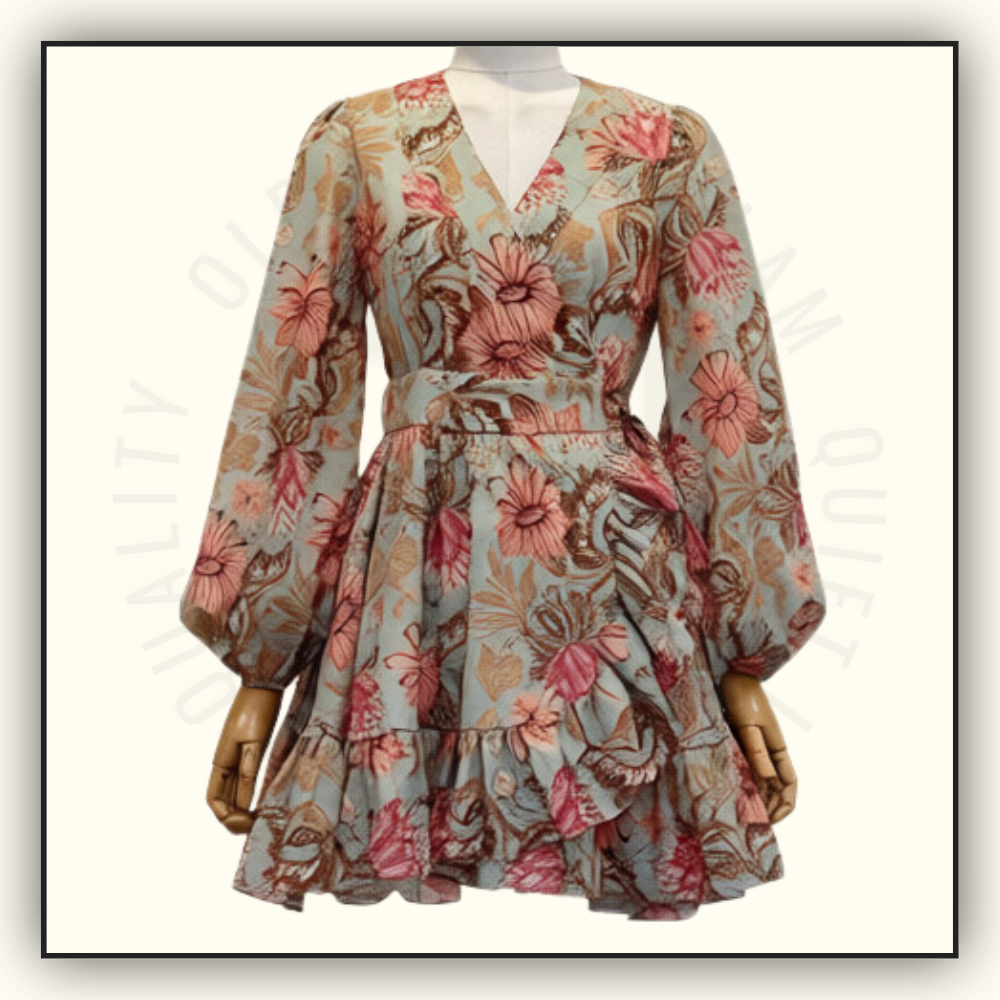 DAYLIGHT MINI WRAP DRESS