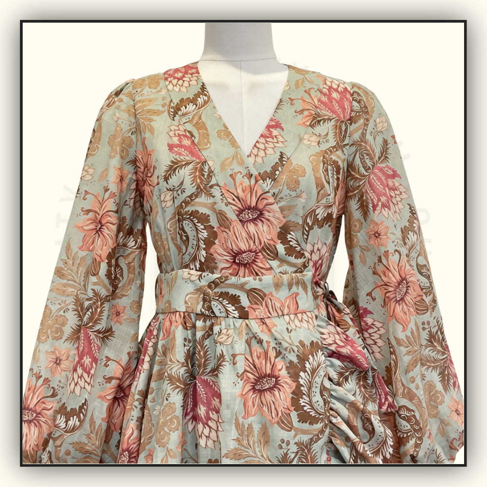 DAYLIGHT MINI WRAP DRESS