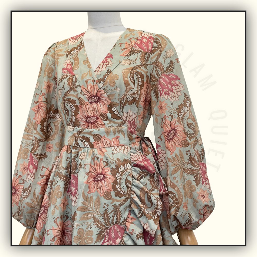 DAYLIGHT MINI WRAP DRESS