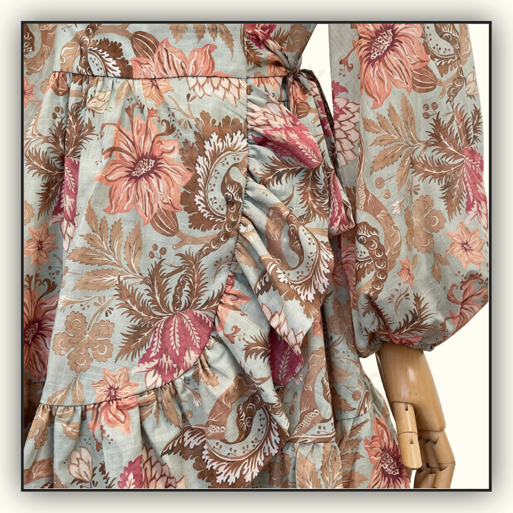 DAYLIGHT MINI WRAP DRESS