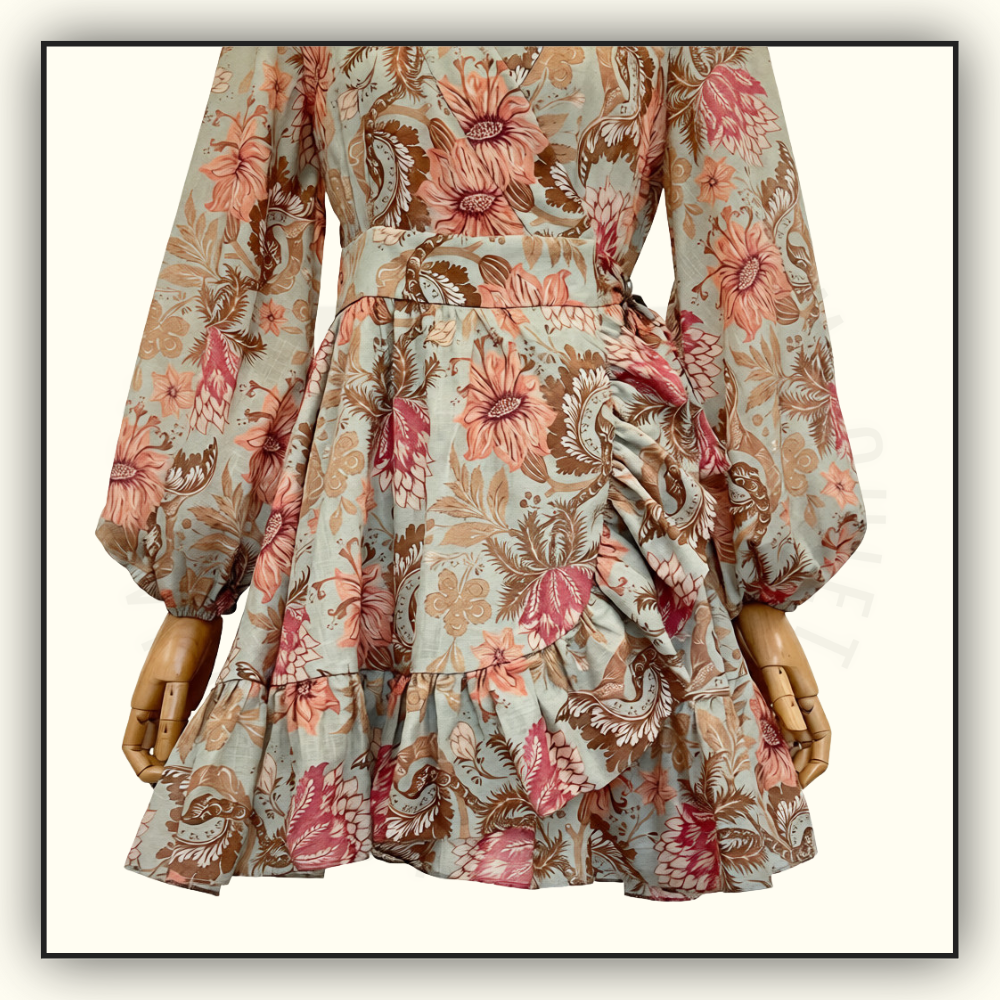 DAYLIGHT MINI WRAP DRESS