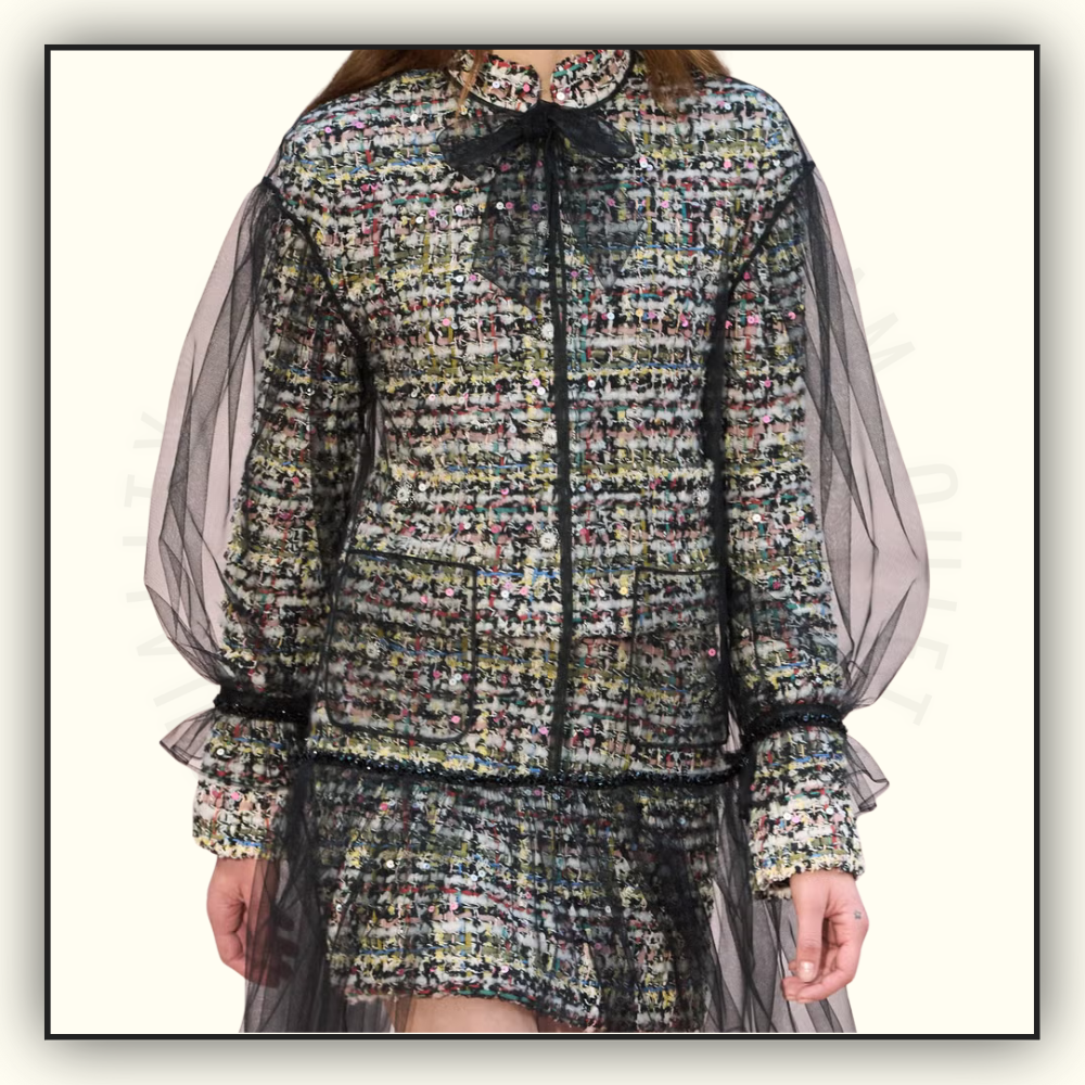 TWEED JACKET & MINI SKIRT