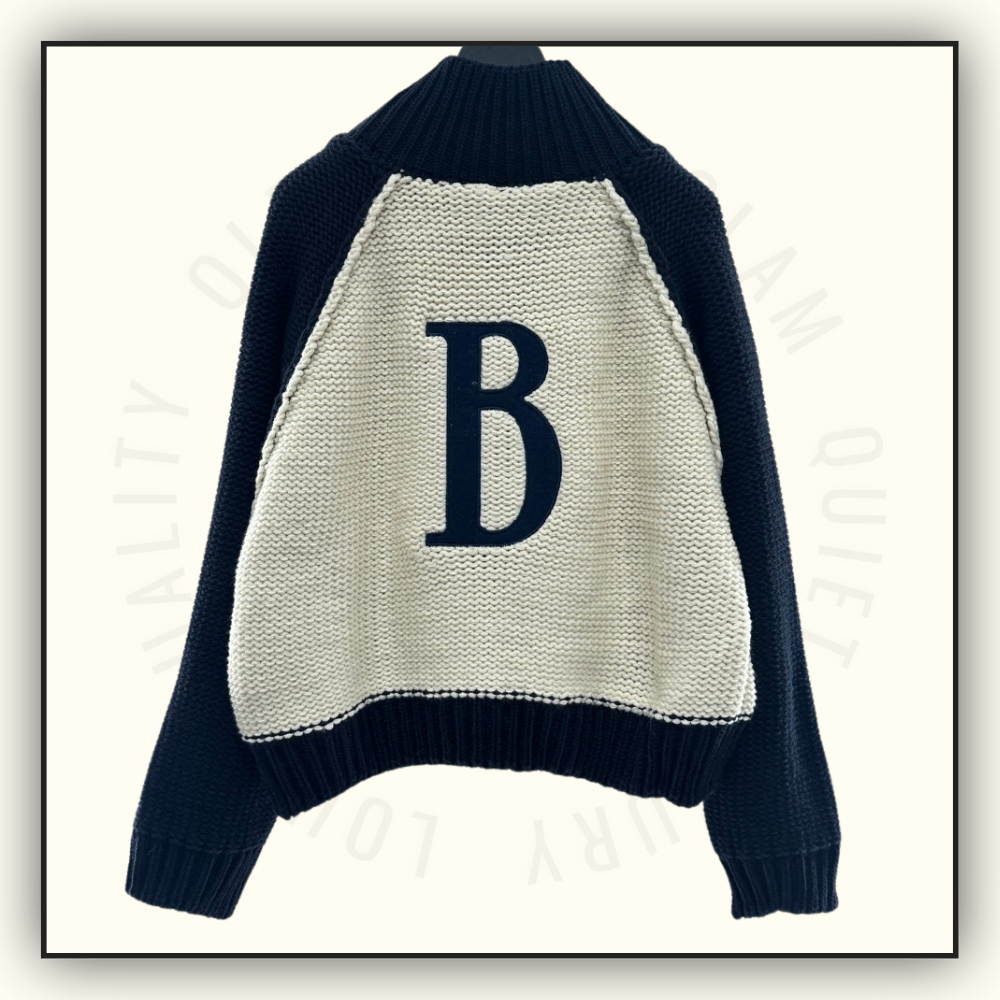 ZIP UP KNIT CARDIGAN
