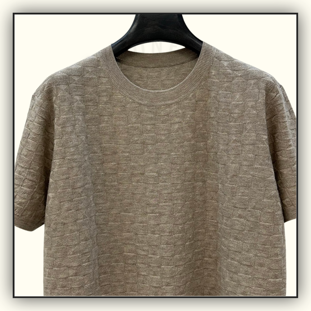 WOOL & CASHMERE BLEND T-SHIRT