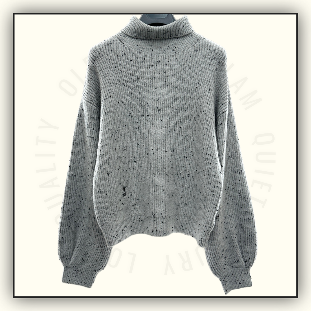 BALLOON SLEEVE TURTLENECK